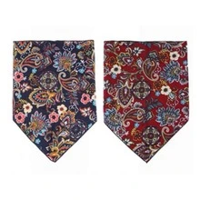 1 pieza Babero de mascota a cuadros vintage, babero triangular de perro suave y cómodo estilo escocés, babero de poliéster para gato, accesorios para mascotas, props de fotografía, resistente al agua y a la suciedad, adecuado para todas las estaciones, también se puede usar como regalo - Multicolor - Ver 5