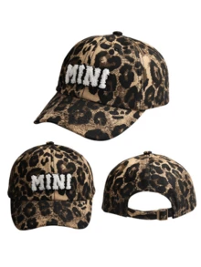 儿童多功能棒球帽，迷你字母图案，防晒，户外，春夏款 - 1pcs - 查看 6