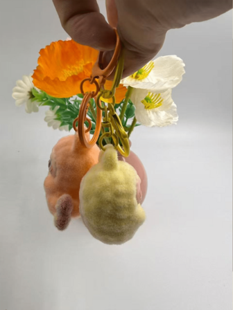 Llavero adorable con felpa, lindo colgante de figura de camarón tempura de tela, muñeca figura 3D versátil, pequeño regalo encantador