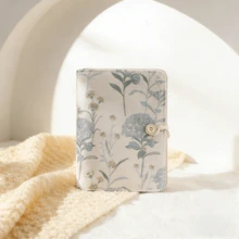 A6 Luxury Fabric Notebook | Detachable Booklet For Receipt Organization | Personal Management Tool | Budgeting & Planning Gift | Desktop Organizer Decor - Multicolor - View 12