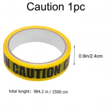 98.4英寸黄色警示胶带，建筑工地警戒胶带，危险警告胶带，路障胶带，建筑工地警示胶带，派对装饰胶带，生日派对用品胶带，隔离胶带，安全警戒胶带 - Construction Warning Line - 查看 6
