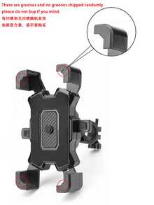 1pc 360° Rotatable Anti-Drop Bicycle Phone Holder, Made Of ABS Material, Quick Installation Auto-Lock Design, Fits 4.7-6.8 Inch Phones, Multifunctional Outdoor Cycling Navigation Accessory, Can Be Installed On Bicycles, Mountain Bikes, Shopping Carts, Electric Bicycles, Strollers, Etc. - Black - View 11