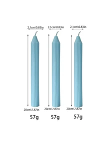 3件套/6件套长形蜡烛，多种款式可选，适用于家居氛围装饰、生日、婚礼、节日、礼品蜡烛以及各种节日场景的通用蜡烛。