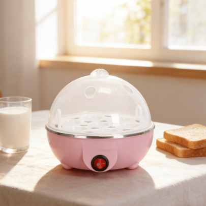 Hervidor de huevos, hervidor de huevos multifuncional, hervidor de huevos rápido, hervidor de huevos eléctrico Capaz de hervir hasta siete huevos a la vez, adecuado para huevos duros o pasados por agua, con función de apagado automático. Ideal para uso doméstico y diario.