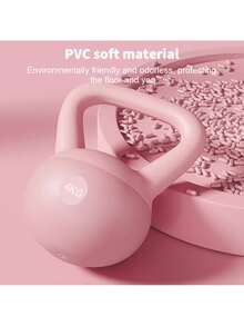 Fitness Soft Kettlebell,Kettlebell Anti-Slip Grip Weight For Home Workouts, Kettlebells Set Strength Gym Exercise - Pink-4kg - View 1