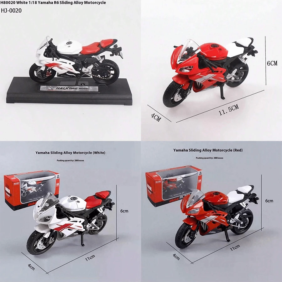 2025 New 1:18 Alloy Motorcycle Model, Realistic Bike Replica, Baking Decor, Scene Ornament, Birthday/Christmas/Holiday Gift, Perfect Present - Multicolor - View 1