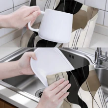 MEMNUN 2pcs Modern Fashionable Bohemian Khaki Black Color Block Abstract Geometric Printed Kitchen Towels, 15.75*23.62in(40*60cm) Super Soft Absorbent Microfiber Modern Kitchen Towels, Dish Towels, Hand Towels, Dish Cloths, Home Decor, Kitchen Decor, Cleaning Supplies, Suitable For Restaurant, Kitchen, Bathroom, Holiday Decoration And Gifts, All Season - Multicolor - View 5