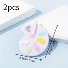 2/10 szt. Modne zawieszki wielokolorowe, miniaturowe, żywiczne, akcesoria, losowo dobrane style, odpowiednie dla kobiet, do tworzenia biżuterii, naszyjników, bransoletek, kolczyków, dekoracyjne do torebek, kluczy, prezentów na powrót do szkoły dla przyjaciół - Wielokolorowe - Zobacz 17