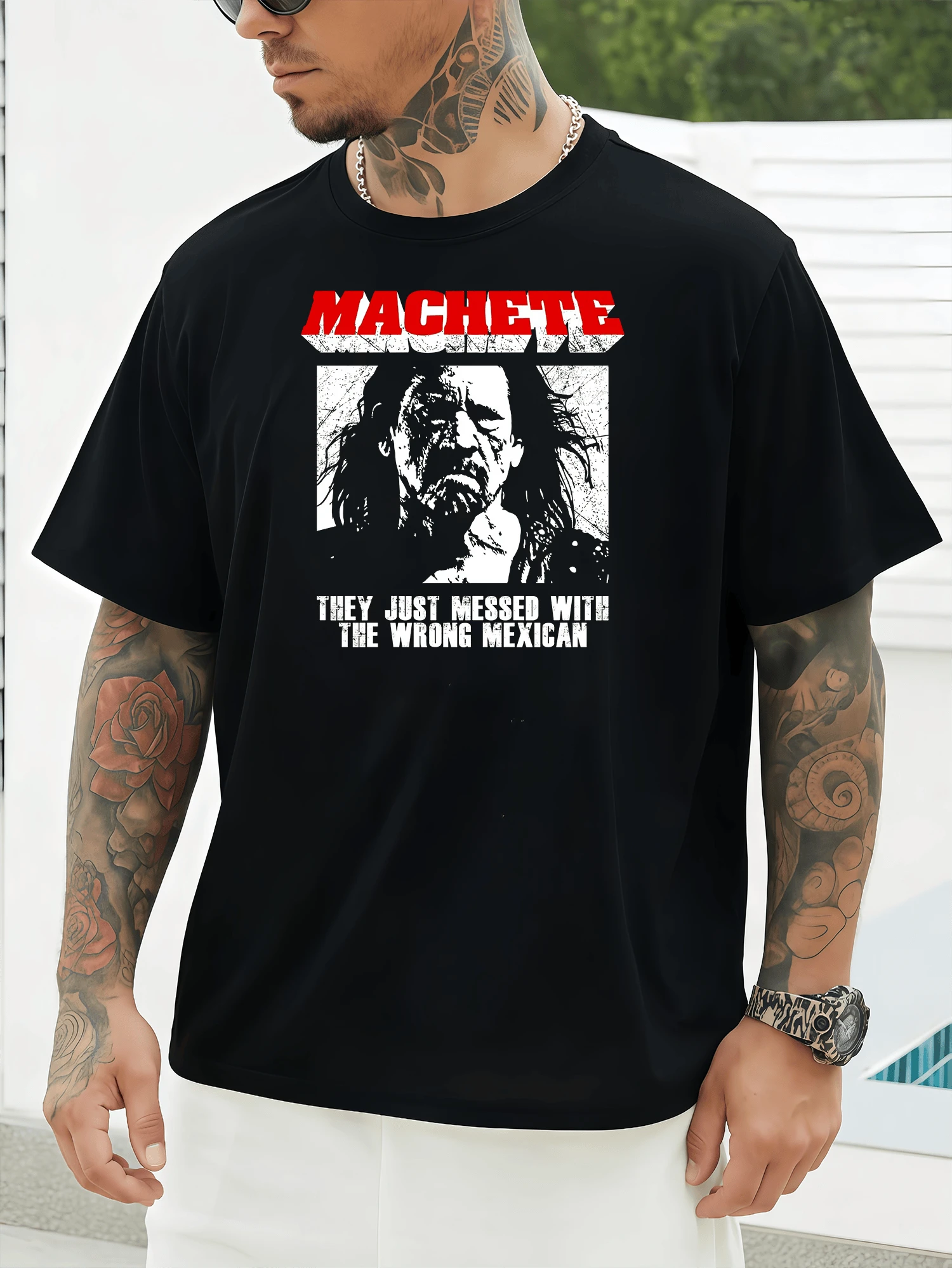 Mexican Bad Guy Classic T-Shirt - Negro - Ver 1