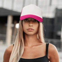 1pc Multi Functional Basic Refreshing Curved Brim Baseball Cap, Breathable Mesh Truck Driver Cap, Suitable For Casual And Outdoor Sports With Adjustable Back Button Cap,Color-Block Mesh Baseball CapVersatile Outdoor New Style Fashionable Hat,Couple Style Hat, Valentine's Day Gift - Multicolor - View 3