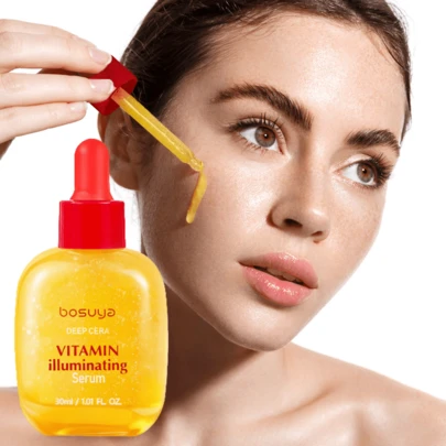 زجاجة واحدة من سيروم فيتامين سي | جوهر غني بالفيلودندرون، العناية بالبشرة، جوهر، تفتيح، إشراق، لوشن، العناية بالبشرة، ترطيب، العناية بالذات، بشرة ناعمة، جوهر للوجه، تحسين البشرة