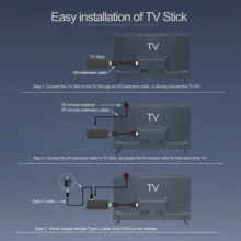 Q96 OHP TV98 RK3518 电视棒，安卓 14 系统，支持双频 WiFi（4G/5G），8K 视频高清，语音遥控，预装 APP，64G 内存，支持 IPTV。