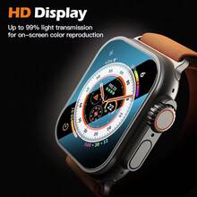 1pc Easy Installation Tempered Glass Screen Protector, Bubble-Free Anti-Scratch, Compatible With Apple Watch Ultra 1/Ultra 2/Ultra 3, 49mm Ultra, Quick Installation, Dust-Free Easy To Apply - Clear - View 7