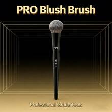 1pc 99 PRO Blush Brush Professional Cream Powder Blush Brush Blush Bronzer Sculpting Brush Makeup Tools - Black - View 5