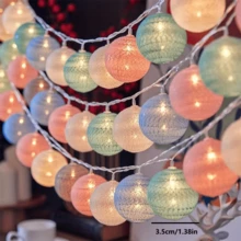 LED仙女灯串，装饰仙女灯，适用于室内/室外、卧室、婚礼、派对装饰、婴儿派对、家居装饰和礼品