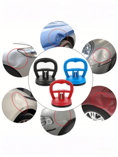 [3COUNTS]Random Color Dent Pull Bodywork Panel Remover Sucker Car Repair Sucker ToolSuction Cup Suitable Small Dents