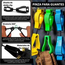 10 piezas Clip para guantes, sujetador de guantes, clips para guantes para trabajo, guantes de trabajo, para cinturón de servicio, para construcción - Negro - Ver 5