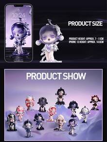 Labubu POP MART SKULLPANDA 声音系列盲盒人偶，12 款常规版 + 1 款隐藏版，以奇趣耳机和充满情感的艺术设计为特色，精心打造的个性收藏品，讲述引人入胜的故事，灵感源自 SKULLPANDA 粉丝、盲盒收藏家和艺术爱好者，是馈赠亲朋好友的完美礼物。 - 彩色 - 查看 3