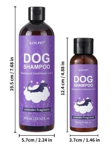 GJYC PET 2-In-1 Dog Shampoo & Conditioner With Lavender Fragrance, Soothing & Refreshing Formula, Infused With Captivating Lavender Scent For A Delightful Bathing Experience, Promoting Healthy And Shiny Coat For Your Beloved Pets - Purple - View 9