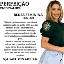 Kit 2 Blusas Femininas Conforto Premium Bufante & Princesa - Amarelo e Verde Militar - Visão 10