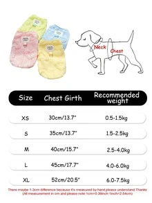 1pc LANGXINGCS Pet Clothes, Warm Fluffy Dog Clothes For Winter, Leash Ring Cute Heart Cat/Dog Vest, Pet Supplies Suitable For Medium & Small Cats And Dogs - Khaki - View 3