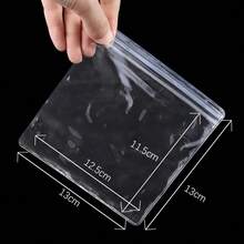 50pcs PVC Clear Jewelry Anti-Oxidation Zipper Bags, Plastic Bags For Packaging Jewelry, Rings, Earrings And Other Transparent Polyethylene Bags - Clear - View 9