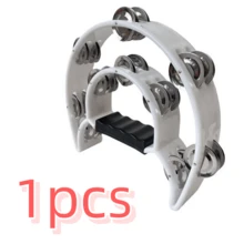 婚礼手鼓（1 件）——有 8 种颜色可选，双排设计，这款手鼓适合各种场合，如派对、聚会、音乐节、广场舞和婚礼庆典。 - 彩色 - 查看 10