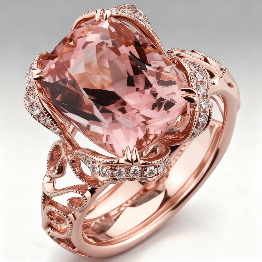 1pc Elegant Hollow Floral Engraved Design Ring With Sparkling Synthetic Cubic Zirconia Accents, Suitable For Casual Wear Or Special Occasions, Romantic Bohemian Style Jewelry, Fine Craftsmanship