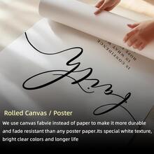 3件套无框“信、望、爱”圣经经文帆布海报，经文墙饰，基督教装饰，耶利米书29:11，家居装饰，艺术墙画礼品，卧室、客厅、餐厅、走廊、家庭和宿舍墙面装饰 - 黑與白 - 查看 9