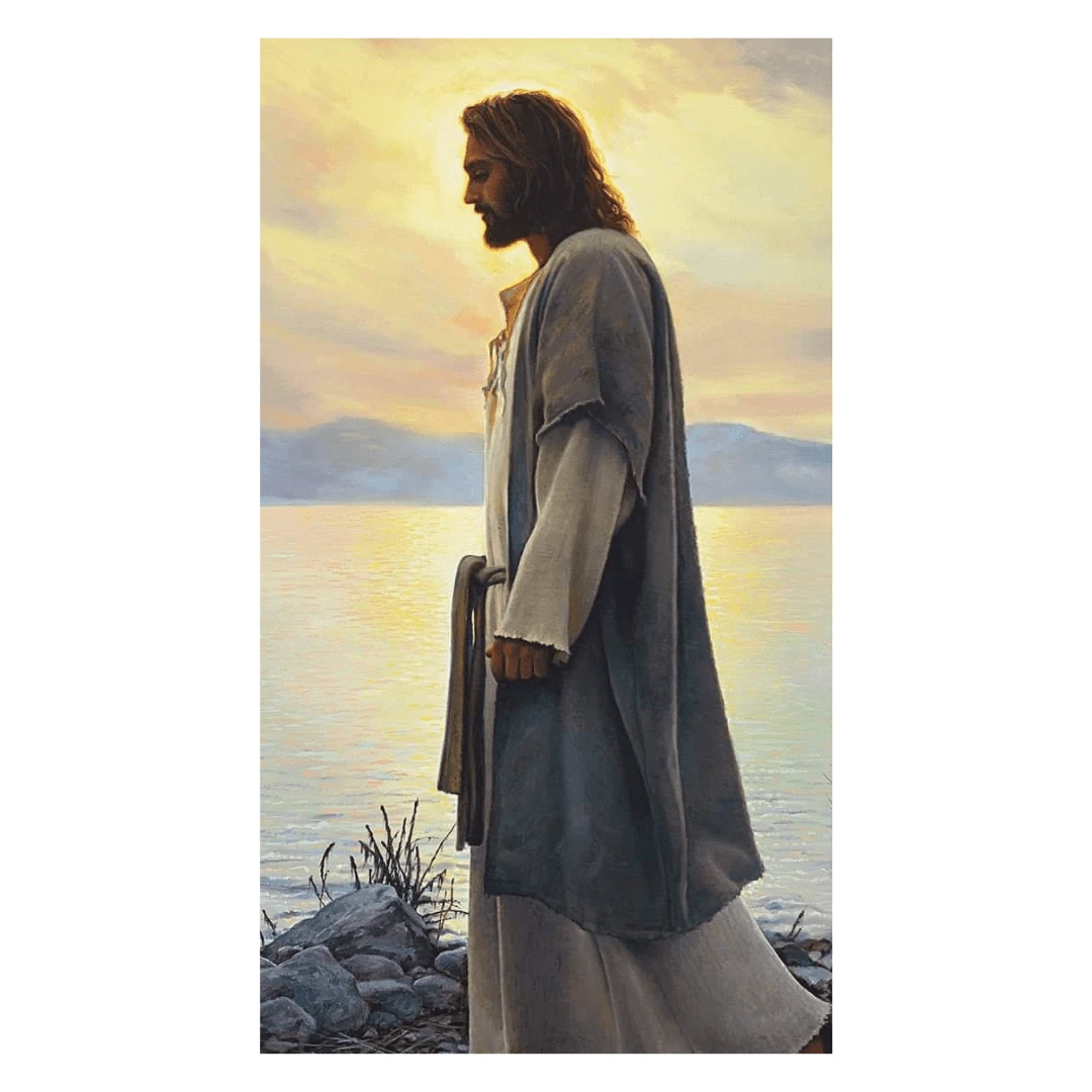 Jesus Christ Microfiber Bath Towel - Soft And Absorbent - Champagne - View 1