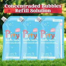 Bubble Solution Children's Toy Multicolored Bubble Concentrate Bubble Solution, The Ideal Gift For Thanksgiving And Halloween. - 藍色2pcs - 查看 8