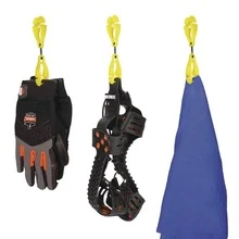 10 piezas Clip para guantes, sujetador de guantes, clips para guantes para trabajo, guantes de trabajo, para cinturón de servicio, para construcción - Amarillo - Ver 11