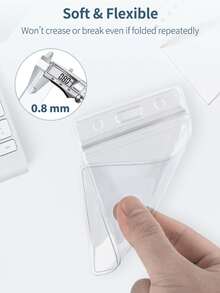 Ví đựng thẻ bằng nhựa trong suốt, thích hợp cho thẻ xe buýt, thẻ ngân hàng, khe đựng thẻ đa năng, hộp đựng thẻ, ví đựng thẻ, ví đựng danh thiếp, ví đựng thẻ tín dụng, ví đựng thẻ ID, ví đựng thẻ unisex, quà tặng cho nhân viên văn phòng, quà tặng ngày lễ, kỷ niệm, sinh nhật, ví đựng thẻ tín dụng, dây đeo thẻ ID giáo viên, ví đựng thẻ nữ, ví đựng thẻ unisex. - Trong sáng - Xem 9