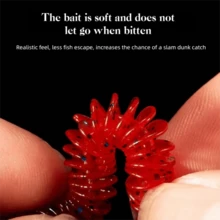 Luminous Mini Root Fishing Lures Set Swimbait TPE Soft Bait 35mm 0.24g Needle Tail Micro Worm Stream Bionics Tadpole Baits