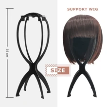 Wig Stand, Wig Stand, Multi-Tier Wig Storage Rack And Hat Display Stand. Features A Detachable Assembly Design For Easy Portability. Suitable For Long Hair, Short Hair And All Wig Styles. Three-Piece . - Black 3pcs - View 3