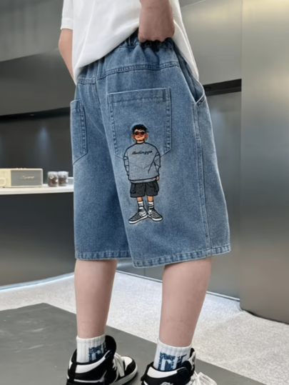 Boys' Denim Shorts, Summer 2026 New Arrival, Casual Wear For Toddler & Big Kids