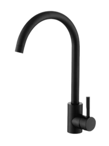 1pc Single Handle High Arc Kitchen Faucet, Stainless Steel Brushed Nickel Finish, Commercial Single Hole Kitchen Sink Faucet, Modern Single Hole Bar Sink Faucet, Black Kitchen Faucet, Brushed Gold Kitchen Faucet Kitchen Items Kitchen Accessories Kitchen Tools - Multicolor - View 15