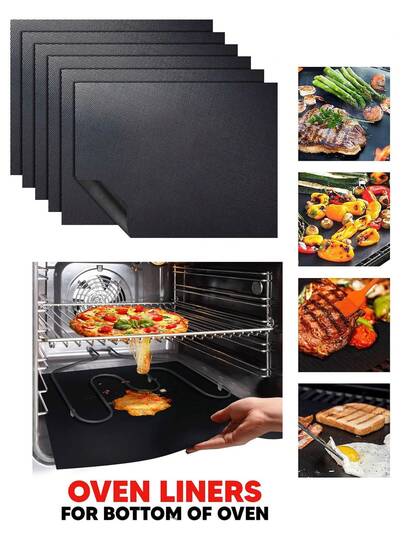 1pc Reusable Non-Stick Baking Mat, Heat Resistant For Oven Baking And Outdoor Grilling, Keeps Kitchen Counter And Oven Clean
