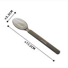 Juego de cubiertos desechables, que incluye cucharas y tazones; cucharas de fruta con efecto escarcha y cucharas para té con leche combinadas con tazones de papel kraft desechables con tapas; recipientes de papel redondos para alimentos aptos para contener alimentos calientes y fríos, sopa, helado y yogur. - Multicolor - Ver 10