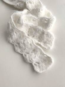 1pc Handmade Crocheted High-Quality Knitted Hat For Women, Autumn/Winter Wool Balaclava Warm Hat Scarf Set, Knitted Beanie With Scarf And Ear Warmer - Multicolor - View 11