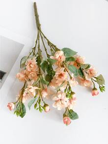 1/2/3pcs 46cm Artificial Rose Flowers, Suitable For Wall, Living Room, Bedroom, Wedding, Party Decoration, Tabletop Decor. Home, Desktop, Kitchen, Wedding, Dining Table, Center Piece, Office, Garden, Outdoor, House, Yard Decoration, Suitable For Spring, Summer, Autumn, Winter - Champagne - View 6