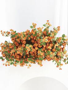 1/2/3支装，70厘米仿真玫瑰花，适用于墙面、客厅、卧室、婚礼、派对装饰、桌面摆放。可用于家居、桌面、厨房、婚礼、餐桌、中心装饰、办公室、花园、户外、房屋、庭院装饰，适合春、夏、秋、冬四季。 - 橘色 - 查看 5