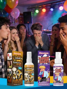 Bình xịt tạo mùi xì hơi - Mùi xì hơi chân thực, quà tặng chơi khăm, trò đùa trong bữa tiệc, đồ chơi tương tác, trò chơi khăm vui nhộn, bình xịt xì hơi cầm tay để giải trí - Nhiều màu - Xem 2