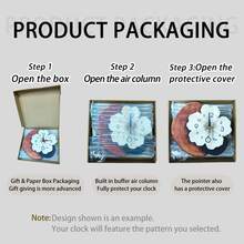 1个大型木质静音现代挂钟，绿白相间表盘，黑色指针，白色背景，尺寸可选11.81-15.75英寸，电池供电（不含电池），适用于走廊、阳台、浴室等场所，是圣诞节、新年、母亲节、父亲节、婚礼、赠送朋友和家居装饰的理想礼物。