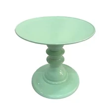 Mosaic Plate With Turned Base, 19.5 X 22 Cm, Decorative, ABS Plastic - Candy Green - View 4