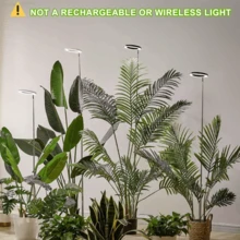 Adjustable Full Spectrum Indoor Plant Growth Light, LED Grow Light For Large Plants, Auto On/Off Timer (3/9/12H), 9 Brightness Levels - Full Spectrum - View 3