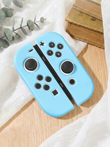 OLED/Switch NS Joy-Con 控制器保护壳 - 全套左右手柄保护套，Switch 游戏配件，保护 Joy-Con 控制器免受损坏，防油防刮，易于安装和拆卸，多种颜色可选 - 白色、黑色、紫色、透明等。