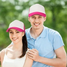 1pc Multi Functional Basic Refreshing Curved Brim Baseball Cap, Breathable Mesh Truck Driver Cap, Suitable For Casual And Outdoor Sports With Adjustable Back Button Cap,Color-Block Mesh Baseball CapVersatile Outdoor New Style Fashionable Hat,Couple Style Hat, Valentine's Day Gift - Multicolor - View 4