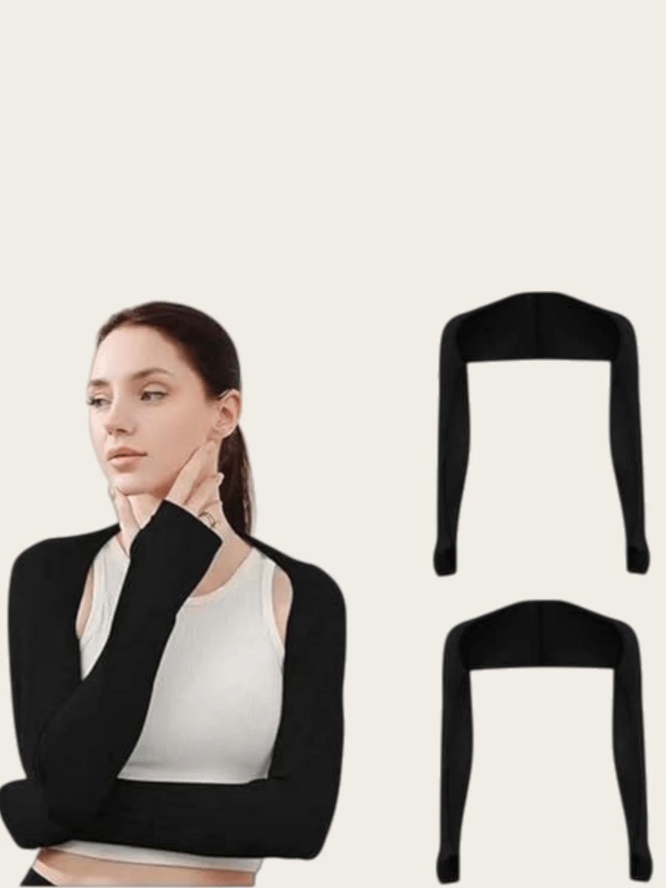 Couple's Christmas Outdoor UV Protection Arm Sleeves