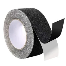 Vmingo 1/4 Pzas Cinta Antideslizante 5cmx10m Antiderrapante Adhesiva Escalera Suelo Rampa - Negro - Ver 9